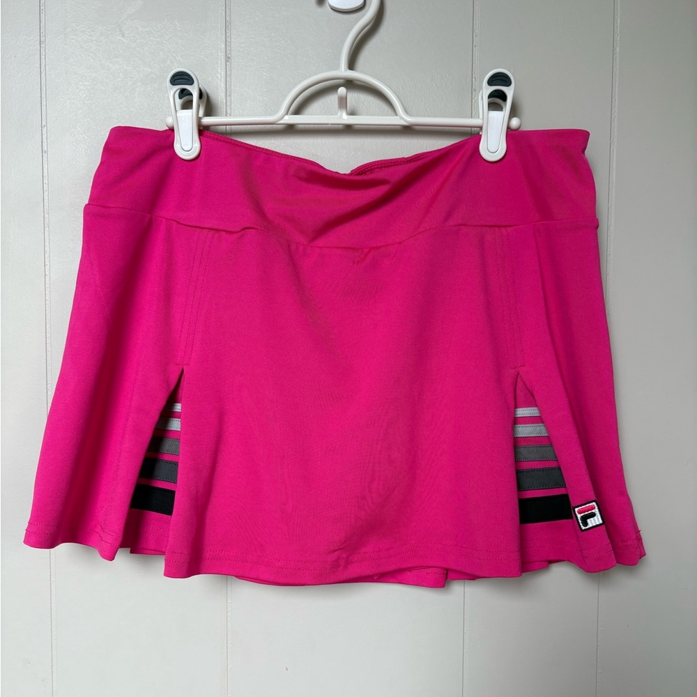 Fila Pink Skater Mini Skorts with Slit